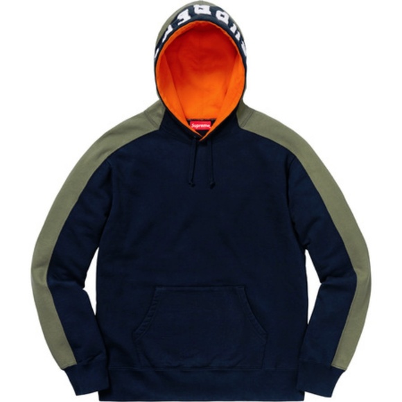 supreme paneled hooded